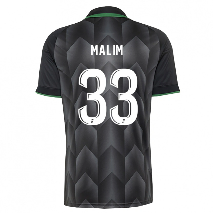 Danxen Kinderen Yasmina Malim #33 Wit Zwart Groen Uitshirt Uittenue 2026/27 T-Shirt
