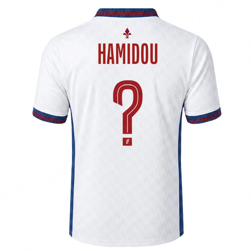Danxen Kinderen Jamila Hamidou #0 Rood Wit Blauw Uitshirt Uittenue 2026/27 T-Shirt