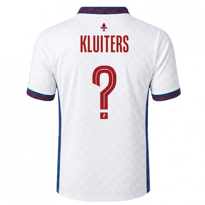Danxen Kinderen Luuk Kluiters #0 Rood Wit Blauw Uitshirt Uittenue 2026/27 T-Shirt