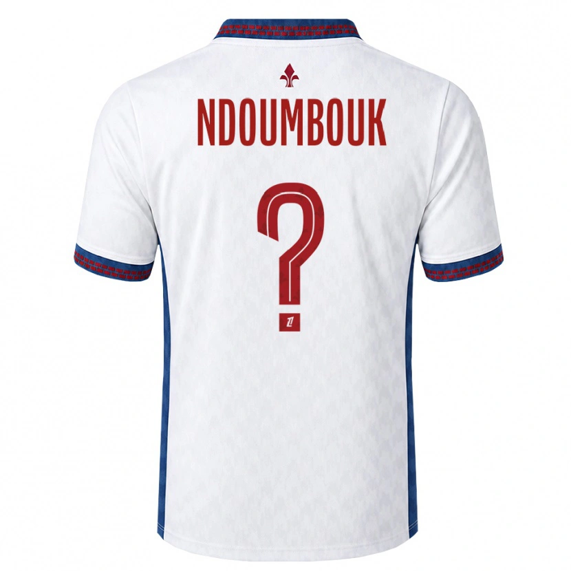 Danxen Kinderen Marlyse Ngo Ndoumbouk #0 Rood Wit Blauw Uitshirt Uittenue 2026/27 T-Shirt