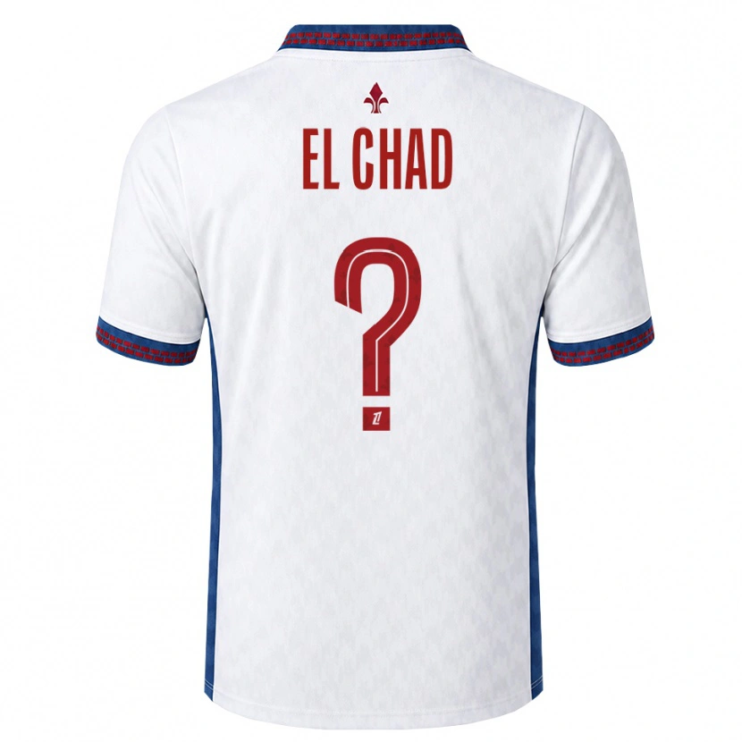 Danxen Kinderen Nesryne El Chad #0 Rood Wit Blauw Uitshirt Uittenue 2026/27 T-Shirt