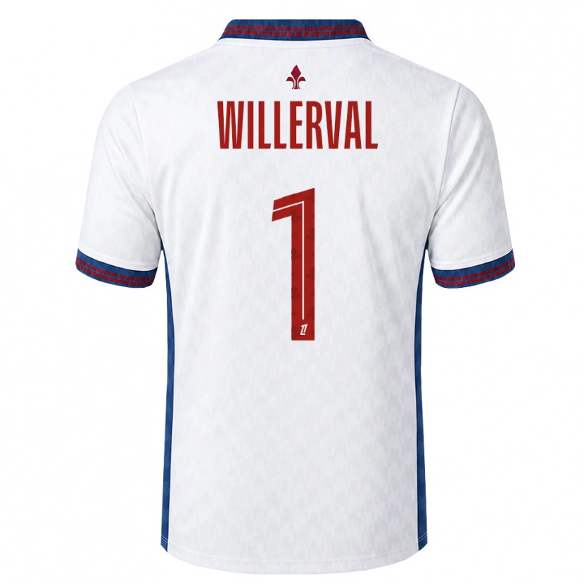 Danxen Kinderen William Willerval #1 Rood Wit Blauw Uitshirt Uittenue 2026/27 T-Shirt