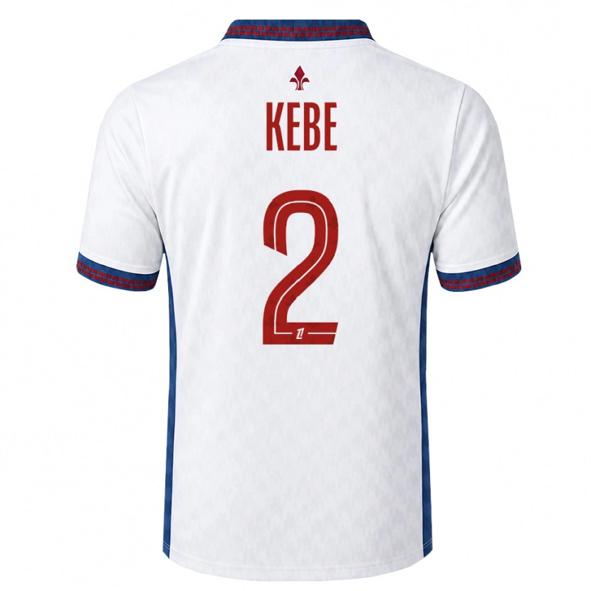 Danxen Kinderen Hamadi Kebe #2 Rood Wit Blauw Uitshirt Uittenue 2026/27 T-Shirt