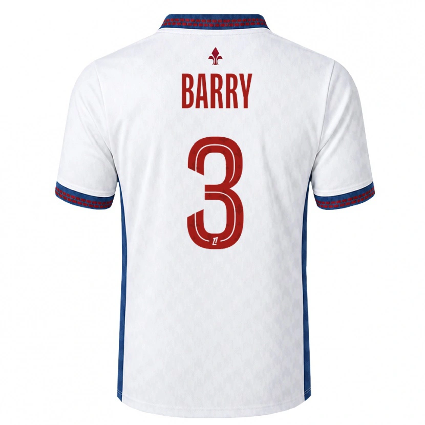 Danxen Kinderen Léo Barry #3 Rood Wit Blauw Uitshirt Uittenue 2026/27 T-Shirt