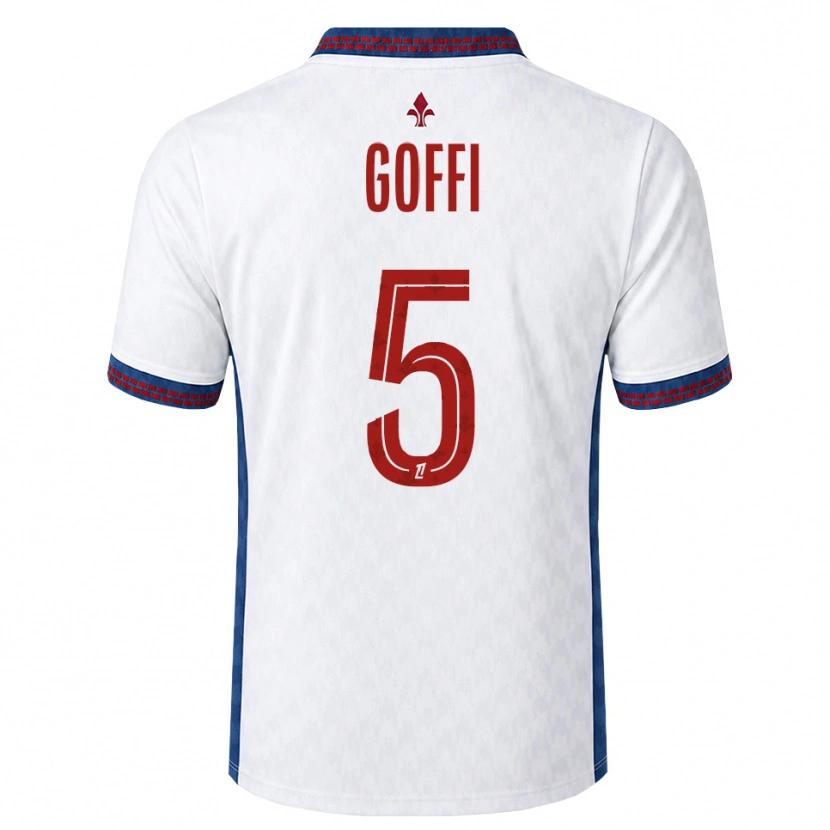 Danxen Kinderen Maxima Goffi #5 Rood Wit Blauw Uitshirt Uittenue 2026/27 T-Shirt
