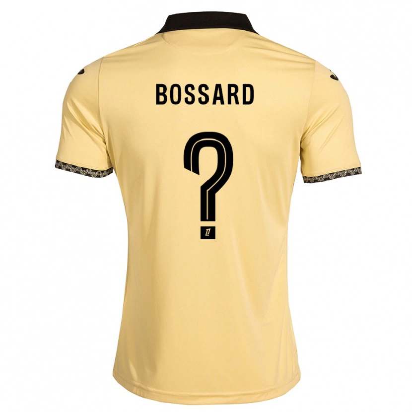 Danxen Kinderen Léo Bossard #0 Navajo Wit Zwart Uitshirt Uittenue 2026/27 T-Shirt