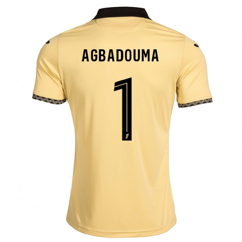 Danxen Kinderen Mathys Agbadouma #1 Navajo Wit Zwart Uitshirt Uittenue 2026/27 T-Shirt
