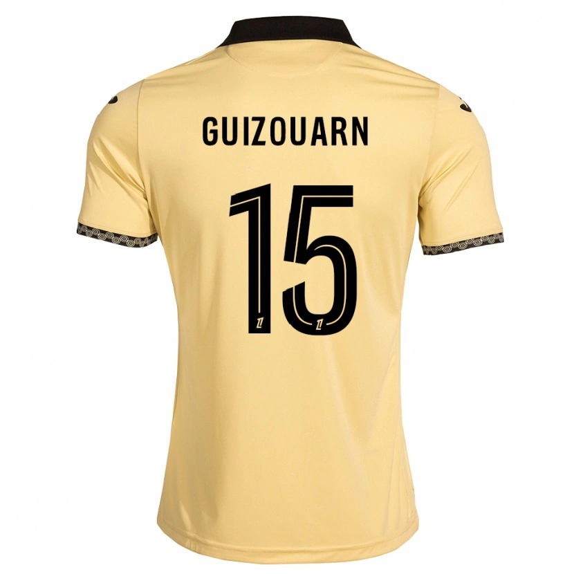 Danxen Kinderen Dorian Guizouarn #15 Navajo Wit Zwart Uitshirt Uittenue 2026/27 T-Shirt