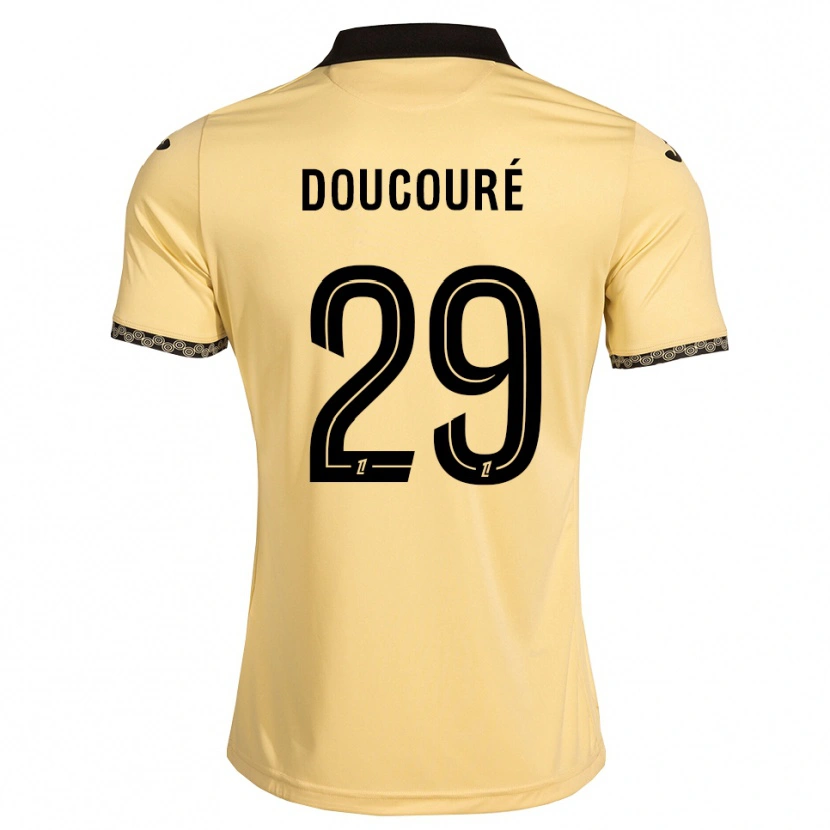 Danxen Kinderen Siriné Doucouré #29 Navajo Wit Zwart Uitshirt Uittenue 2026/27 T-Shirt