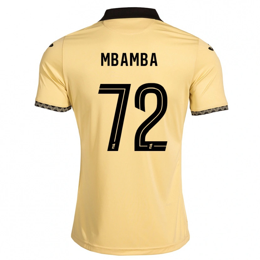 Danxen Kinderen Noah Mbamba #72 Navajo Wit Zwart Uitshirt Uittenue 2026/27 T-Shirt