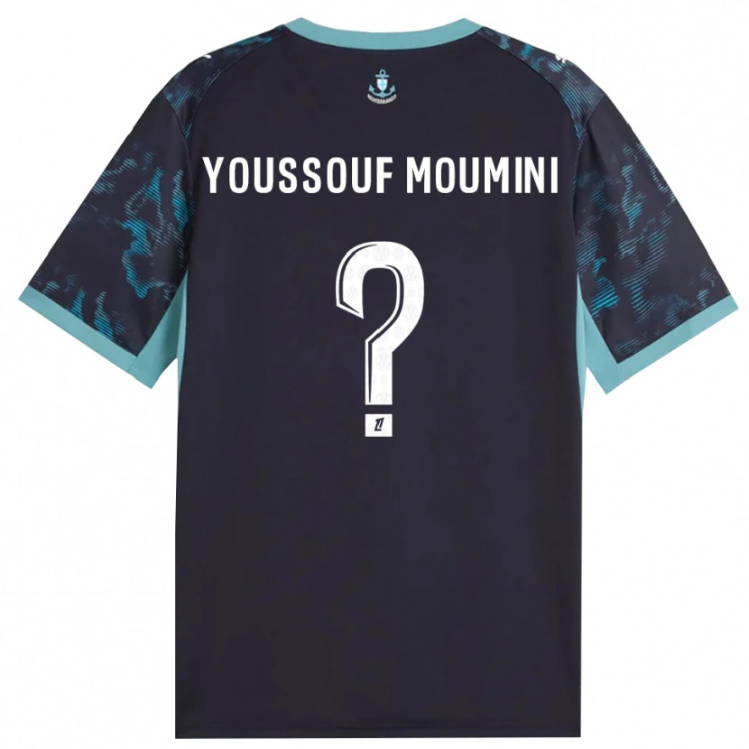 Danxen Kinderen Yakine Youssouf Moumini #0 Licht Turkoois Wit Zwart Uitshirt Uittenue 2026/27 T-Shirt