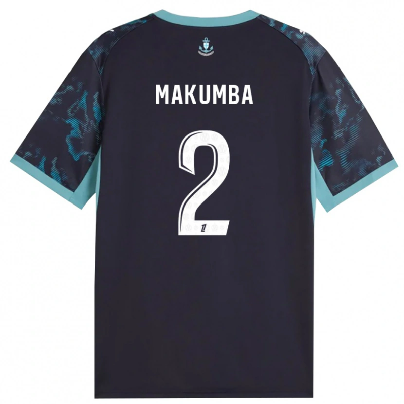 Danxen Kinderen Enzo Makumba #2 Licht Turkoois Wit Zwart Uitshirt Uittenue 2026/27 T-Shirt