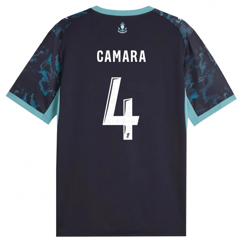 Danxen Kinderen Fodé Camara #4 Licht Turkoois Wit Zwart Uitshirt Uittenue 2026/27 T-Shirt
