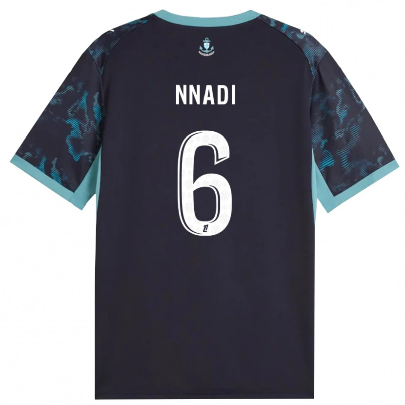 Danxen Kinderen Tochukwu Nnadi #6 Licht Turkoois Wit Zwart Uitshirt Uittenue 2026/27 T-Shirt