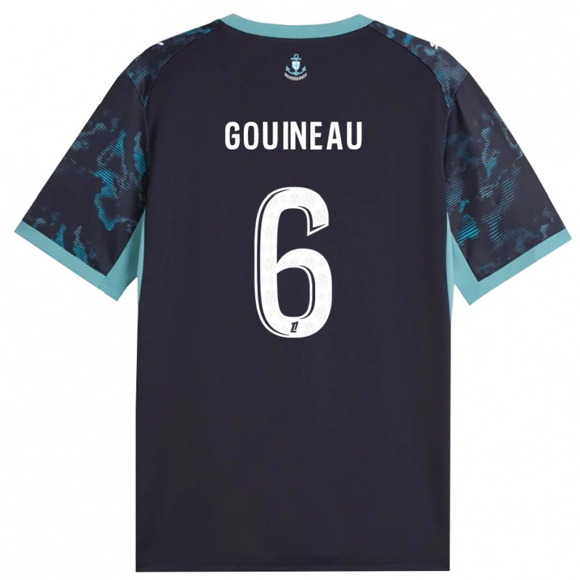 Danxen Kinderen Coline Gouineau #6 Licht Turkoois Wit Zwart Uitshirt Uittenue 2026/27 T-Shirt