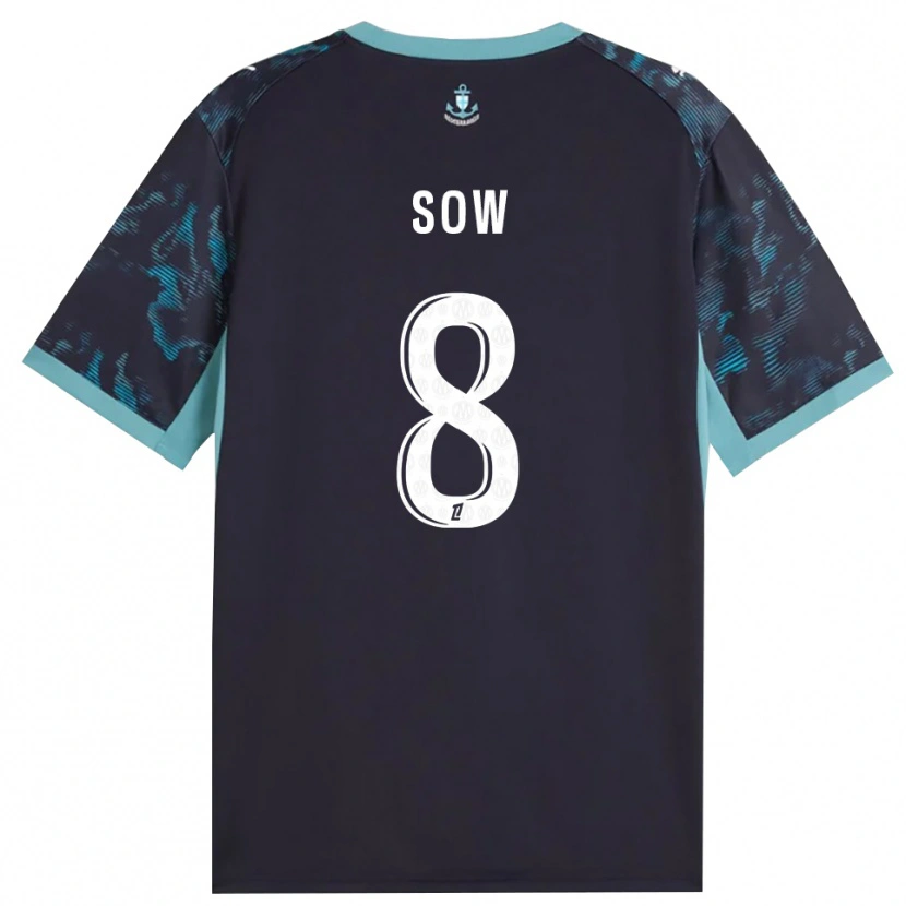 Danxen Kinderen Mbayang Sow #8 Licht Turkoois Wit Zwart Uitshirt Uittenue 2026/27 T-Shirt