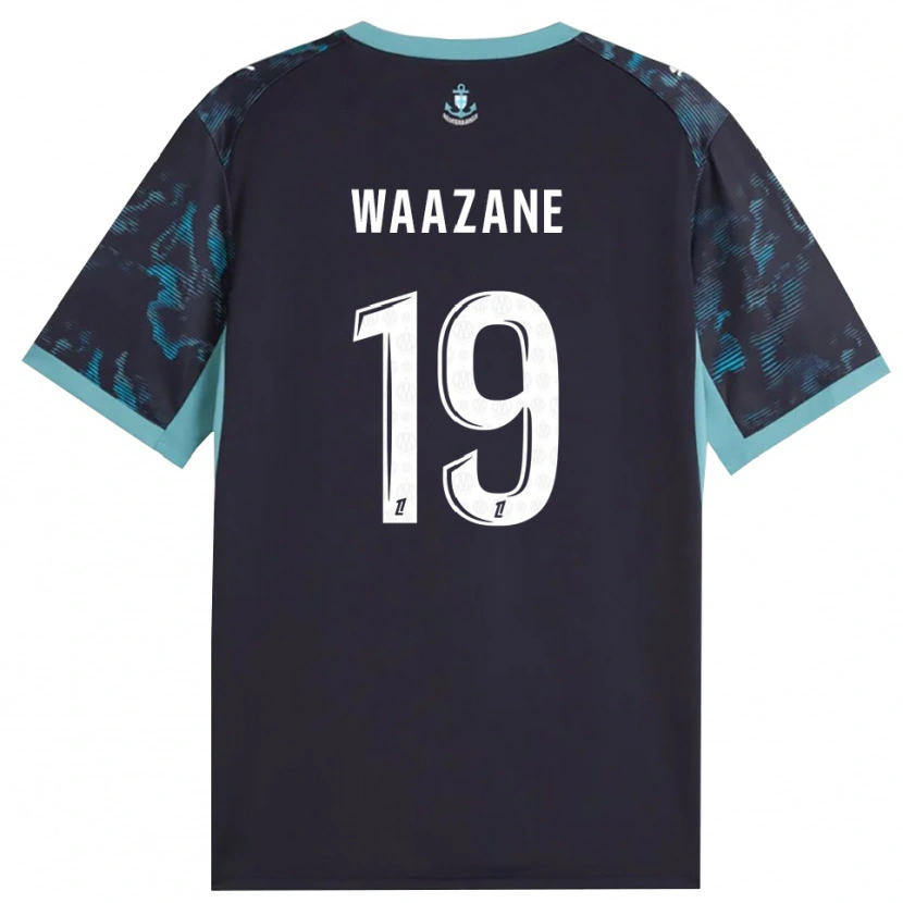 Danxen Kinderen Jassim Waazane #19 Licht Turkoois Wit Zwart Uitshirt Uittenue 2026/27 T-Shirt