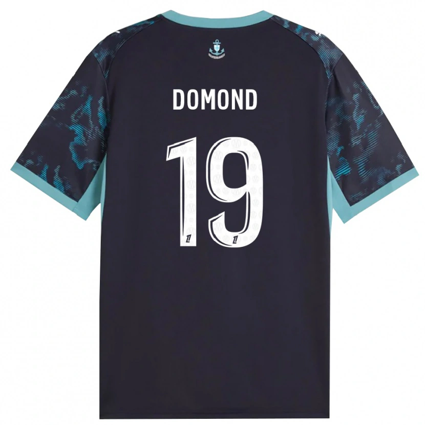 Danxen Kinderen Chelsea Domond #19 Licht Turkoois Wit Zwart Uitshirt Uittenue 2026/27 T-Shirt