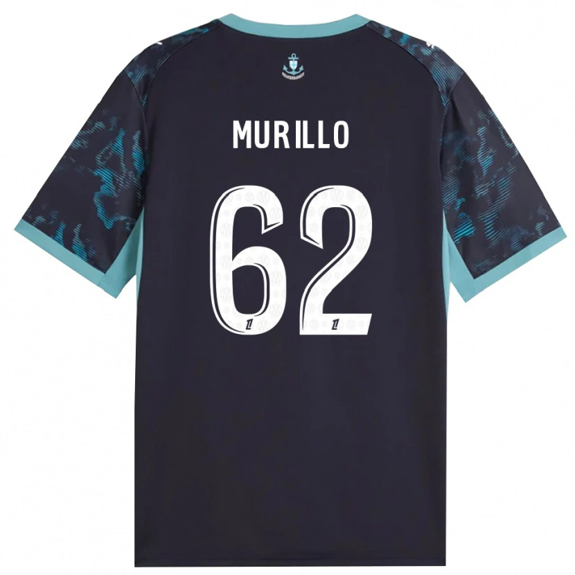 Danxen Kinderen Amir Murillo #62 Licht Turkoois Wit Zwart Uitshirt Uittenue 2026/27 T-Shirt