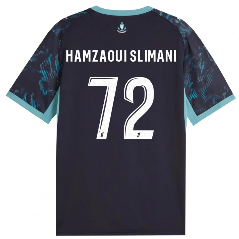 Danxen Kinderen Hilan Hamzaoui Slimani #72 Licht Turkoois Wit Zwart Uitshirt Uittenue 2026/27 T-Shirt
