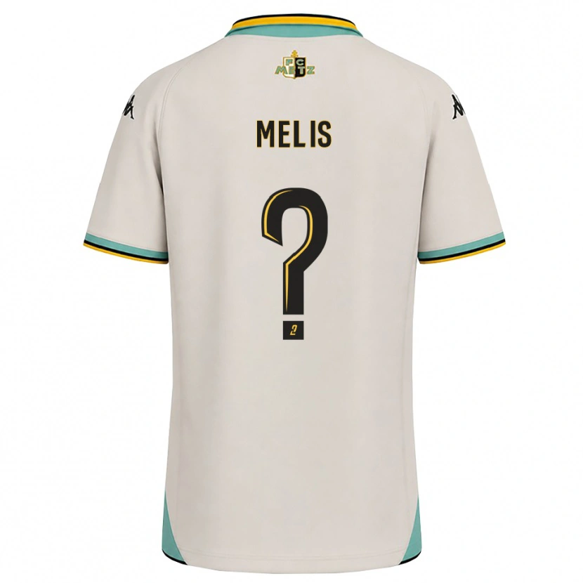 Danxen Kinderen Antonin Melis #0 Bloemenwit Zwart Uitshirt Uittenue 2026/27 T-Shirt