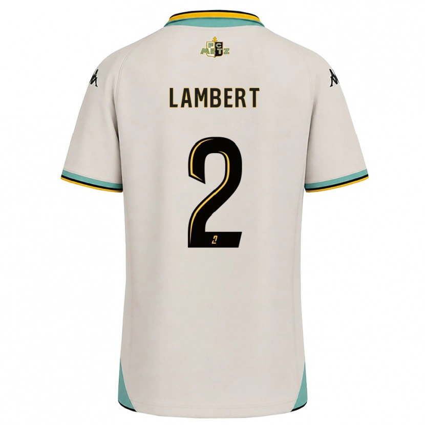 Danxen Kinderen Anaïs Lambert #2 Bloemenwit Zwart Uitshirt Uittenue 2026/27 T-Shirt