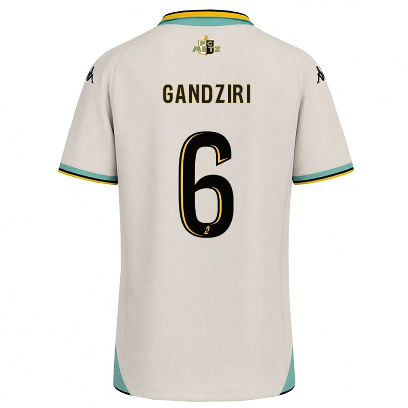 Danxen Kinderen Kimi Gandziri #6 Bloemenwit Zwart Uitshirt Uittenue 2026/27 T-Shirt