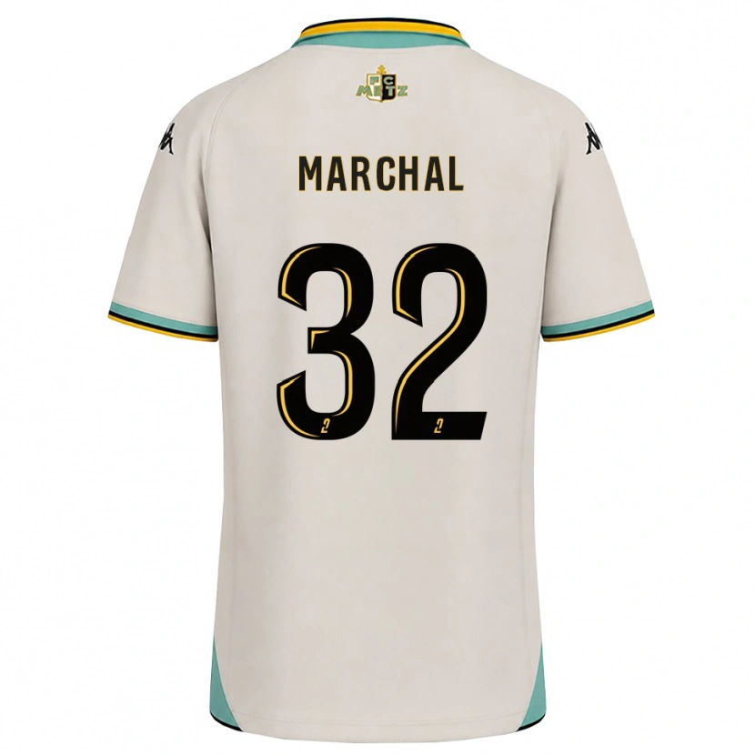 Danxen Kinderen Adam Marchal #32 Bloemenwit Zwart Uitshirt Uittenue 2026/27 T-Shirt