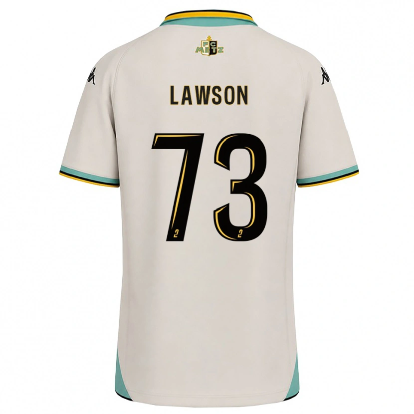 Danxen Kinderen Yannis Lawson #73 Bloemenwit Zwart Uitshirt Uittenue 2026/27 T-Shirt