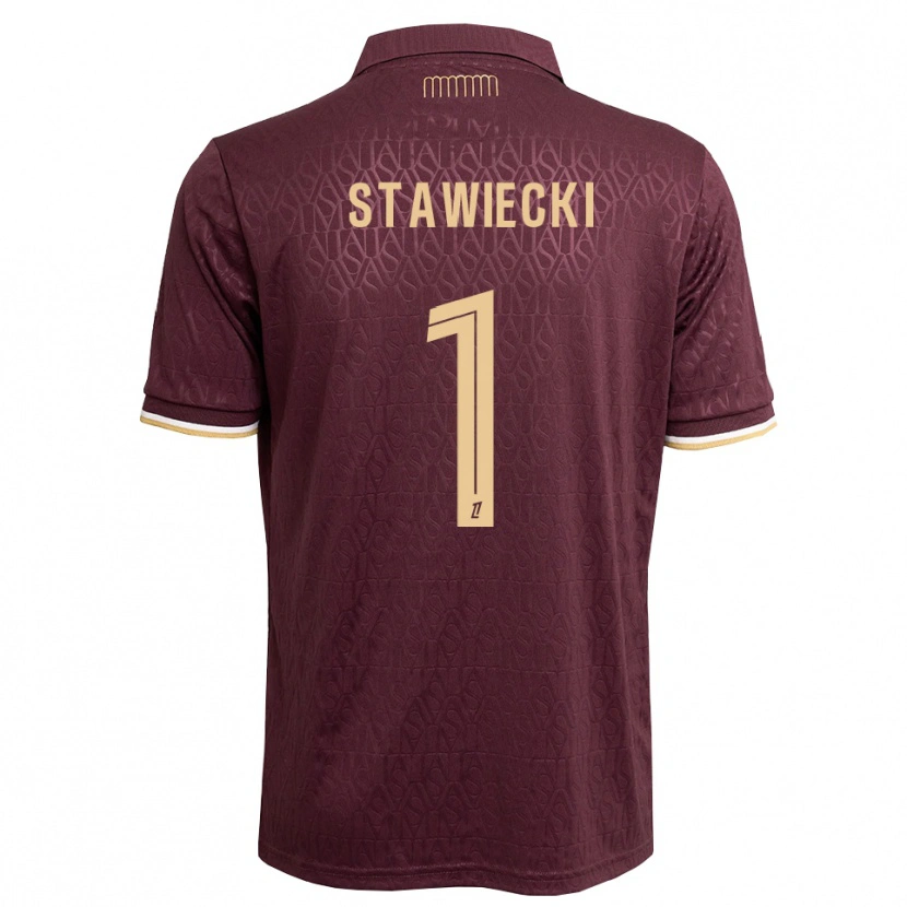 Danxen Kinderen Jules Stawiecki #1 Maroon Zandbruin Uitshirt Uittenue 2026/27 T-Shirt