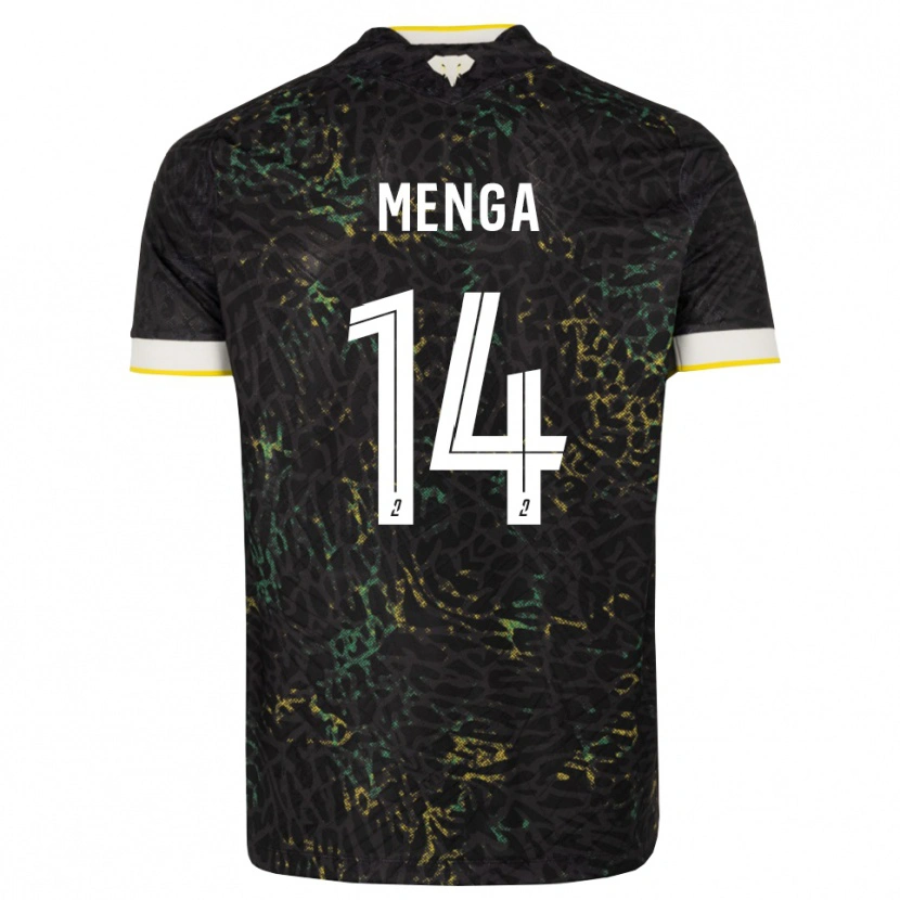 Danxen Kinderen Marlone Menga #14 Zwart Wit Geel Uitshirt Uittenue 2026/27 T-Shirt