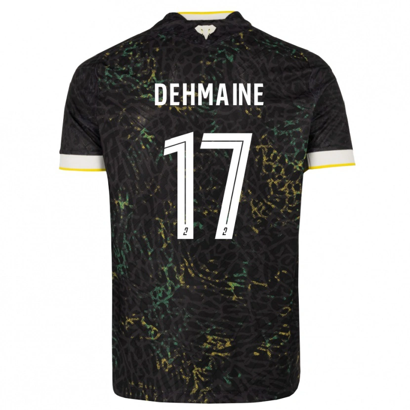Danxen Kinderen Dehmaine Tabibou #17 Zwart Wit Geel Uitshirt Uittenue 2026/27 T-Shirt