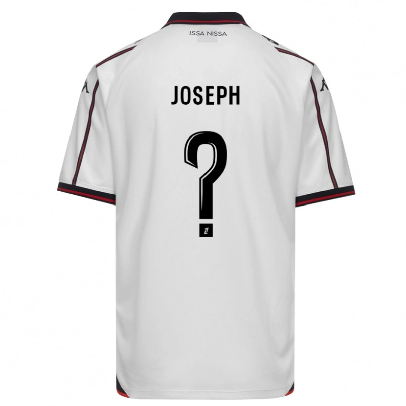 Danxen Kinderen Sylvio Joseph #0 Zwart Wit Uitshirt Uittenue 2026/27 T-Shirt