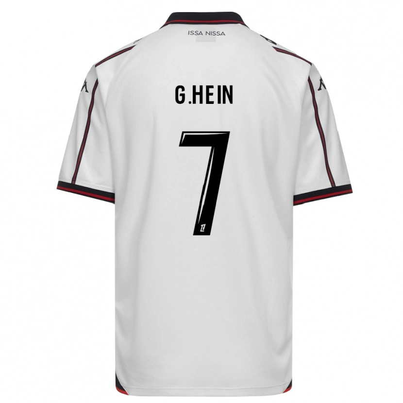 Danxen Kinderen Gauthier Hein #7 Zwart Wit Uitshirt Uittenue 2026/27 T-Shirt