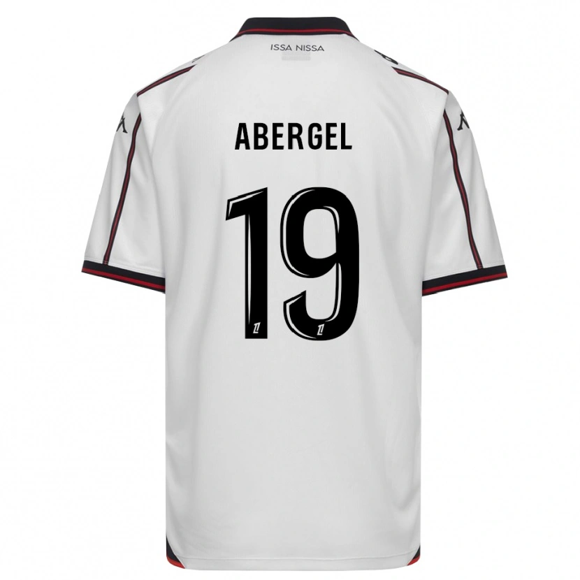 Danxen Kinderen Laurent Abergel #19 Zwart Wit Uitshirt Uittenue 2026/27 T-Shirt