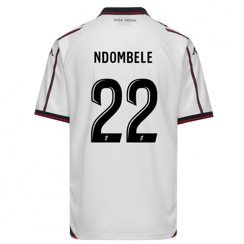 Danxen Kinderen Tanguy Ndombele #22 Zwart Wit Uitshirt Uittenue 2026/27 T-Shirt
