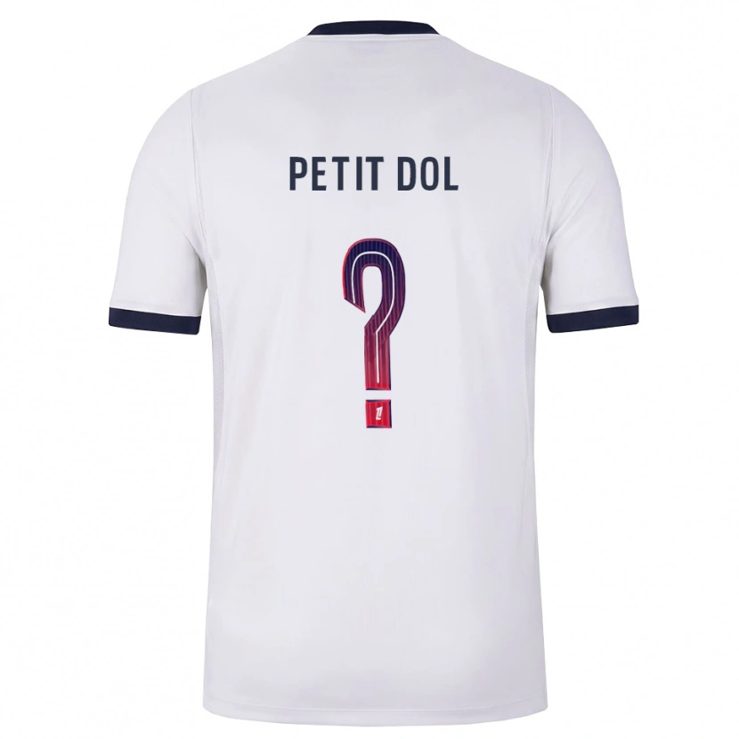 Danxen Kinderen Mathieu Petit Dol #0 Wit Zwart Rood Uitshirt Uittenue 2026/27 T-Shirt