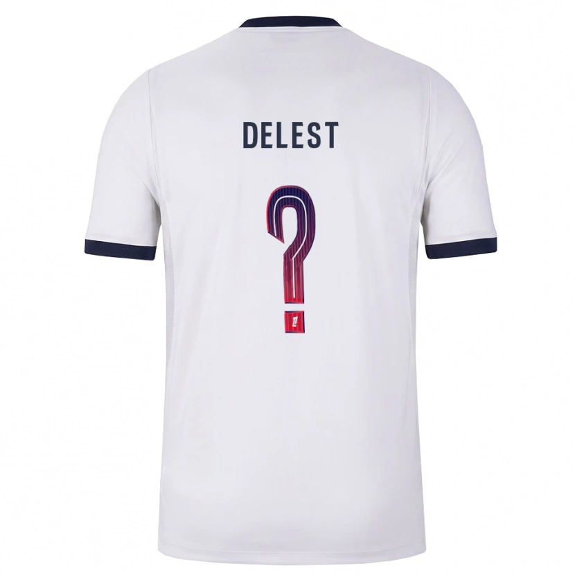 Danxen Kinderen Shadyl Delest #0 Wit Zwart Rood Uitshirt Uittenue 2026/27 T-Shirt