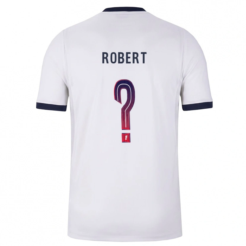 Danxen Kinderen Laure Robert #0 Wit Zwart Rood Uitshirt Uittenue 2026/27 T-Shirt