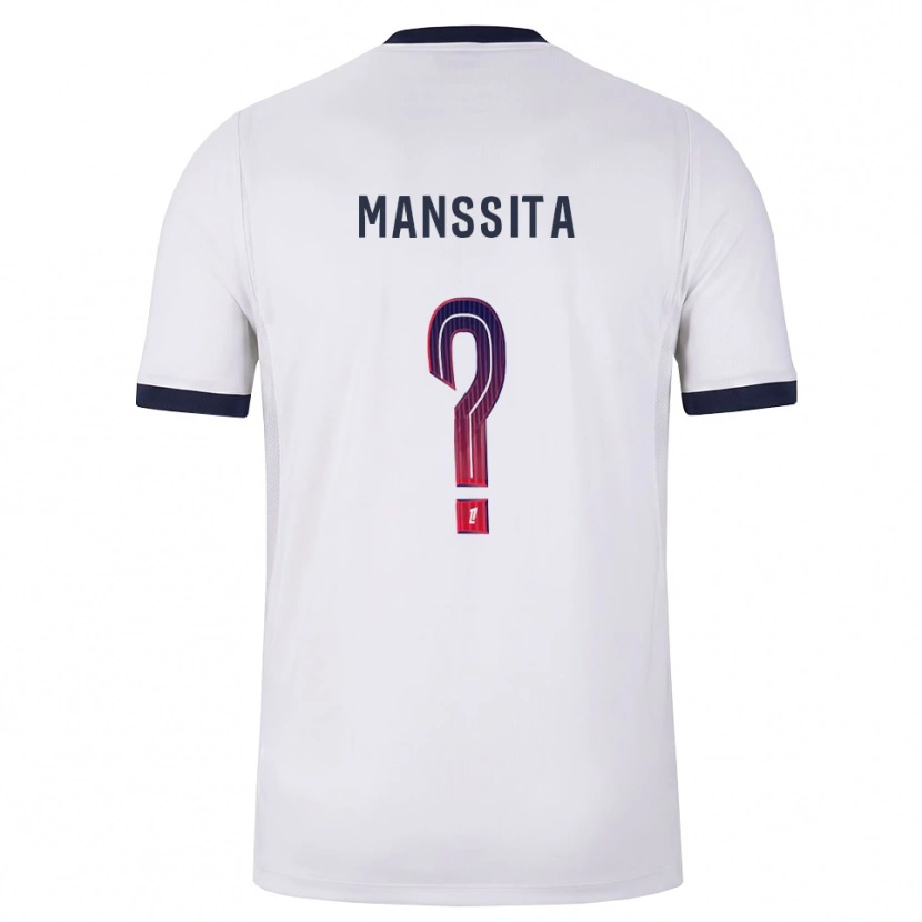 Danxen Kinderen Manssita Traore #0 Wit Zwart Rood Uitshirt Uittenue 2026/27 T-Shirt