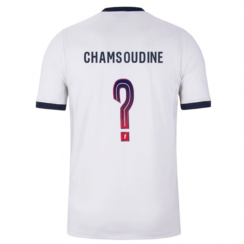 Danxen Kinderen Hanna'a Chamsoudine #0 Wit Zwart Rood Uitshirt Uittenue 2026/27 T-Shirt