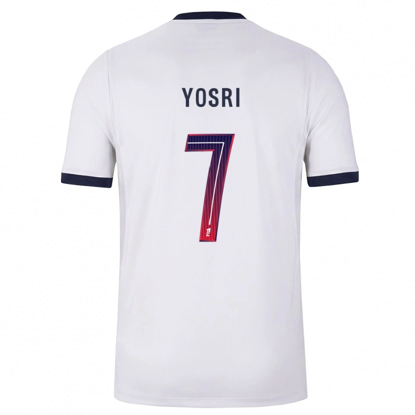 Danxen Kinderen Bouzid Yosri #7 Wit Zwart Rood Uitshirt Uittenue 2026/27 T-Shirt