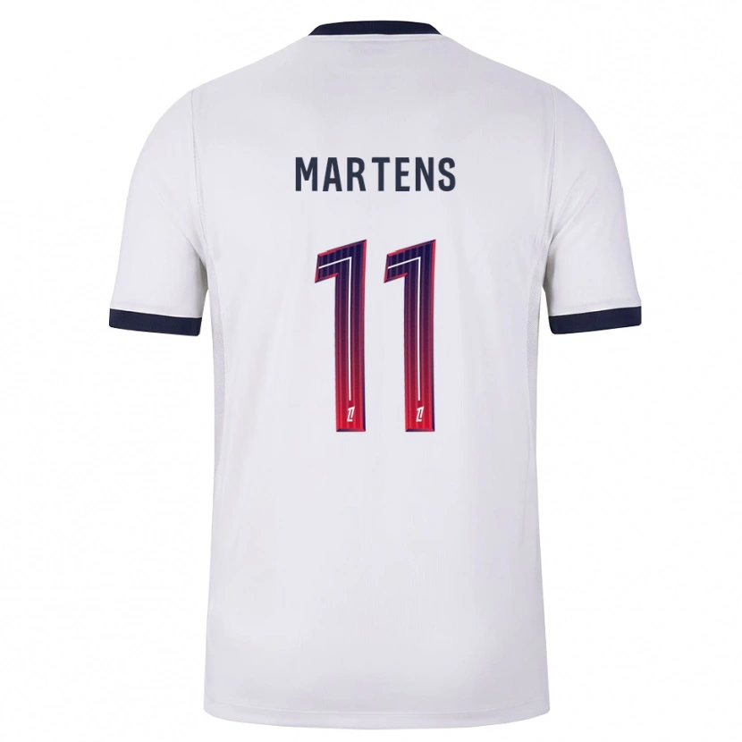 Danxen Kinderen Lieke Martens #11 Wit Zwart Rood Uitshirt Uittenue 2026/27 T-Shirt