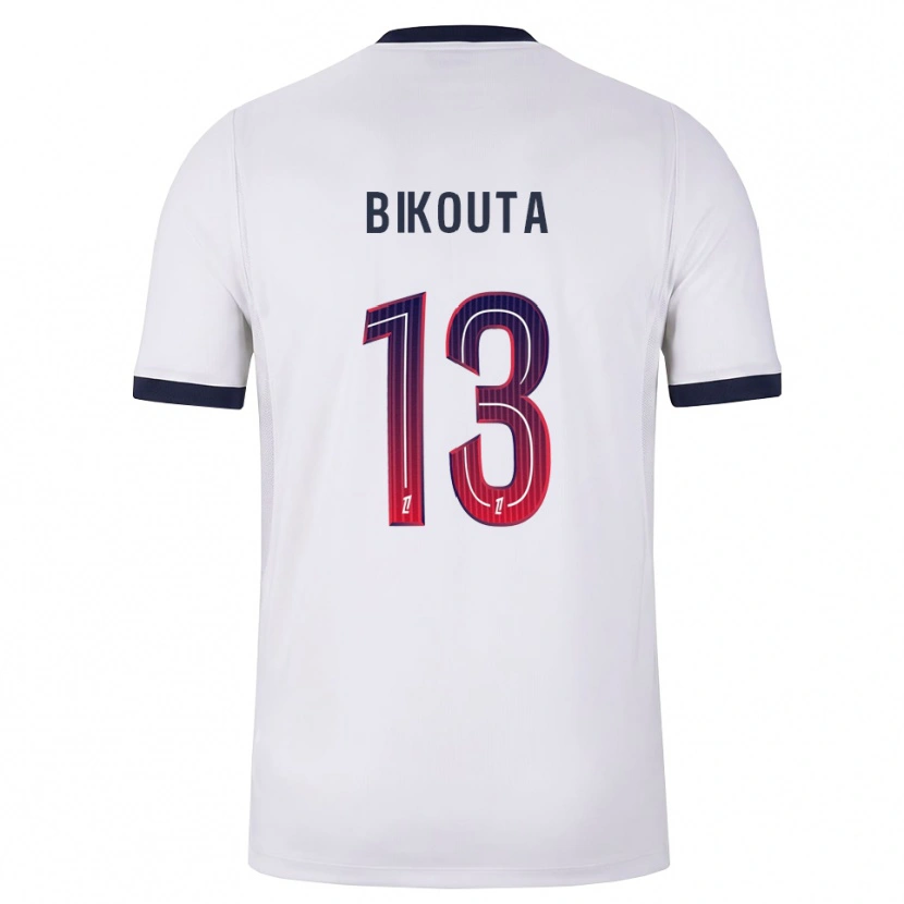Danxen Kinderen Dan-Patrice Bikouta #13 Wit Zwart Rood Uitshirt Uittenue 2026/27 T-Shirt