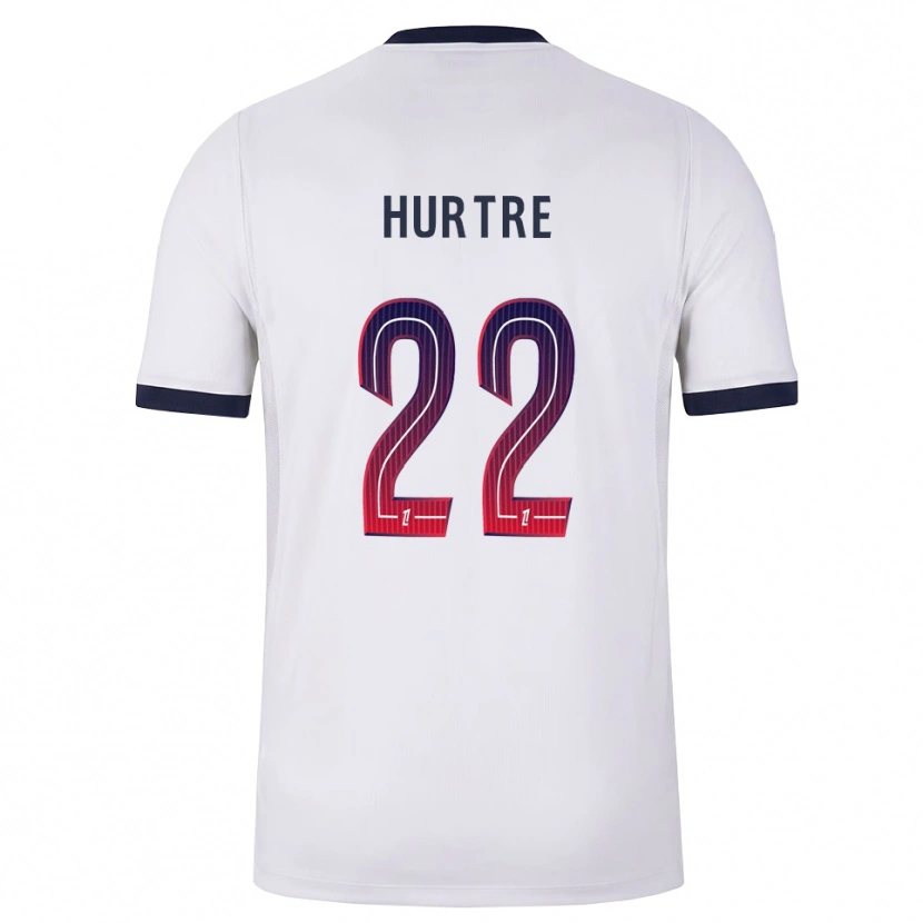 Danxen Kinderen Oceane Hurtre #22 Wit Zwart Rood Uitshirt Uittenue 2026/27 T-Shirt