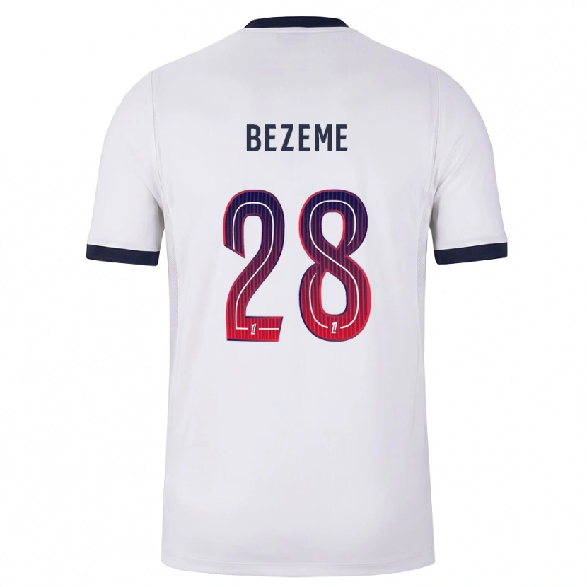 Danxen Kinderen Noa Bezeme #28 Wit Zwart Rood Uitshirt Uittenue 2026/27 T-Shirt