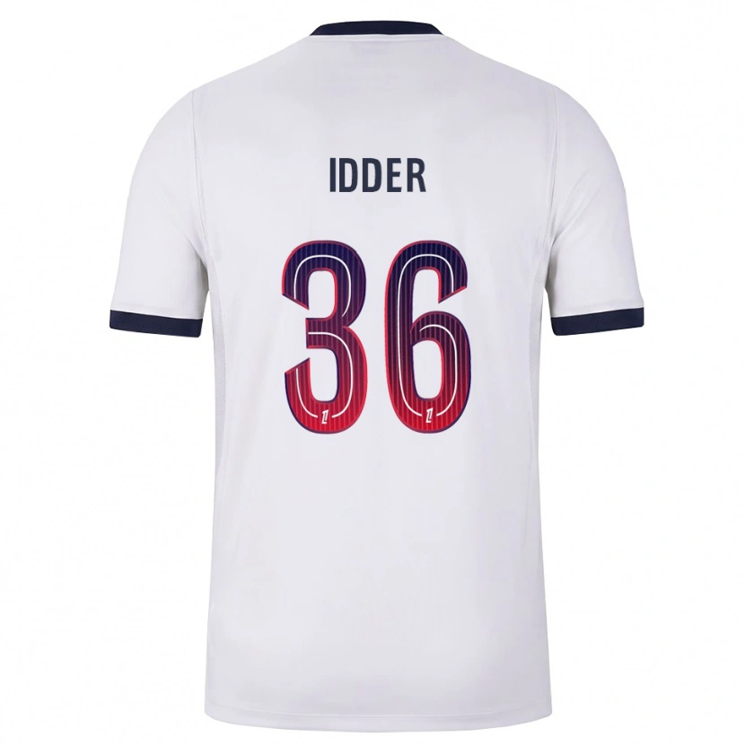 Danxen Kinderen Younes Idder #36 Wit Zwart Rood Uitshirt Uittenue 2026/27 T-Shirt
