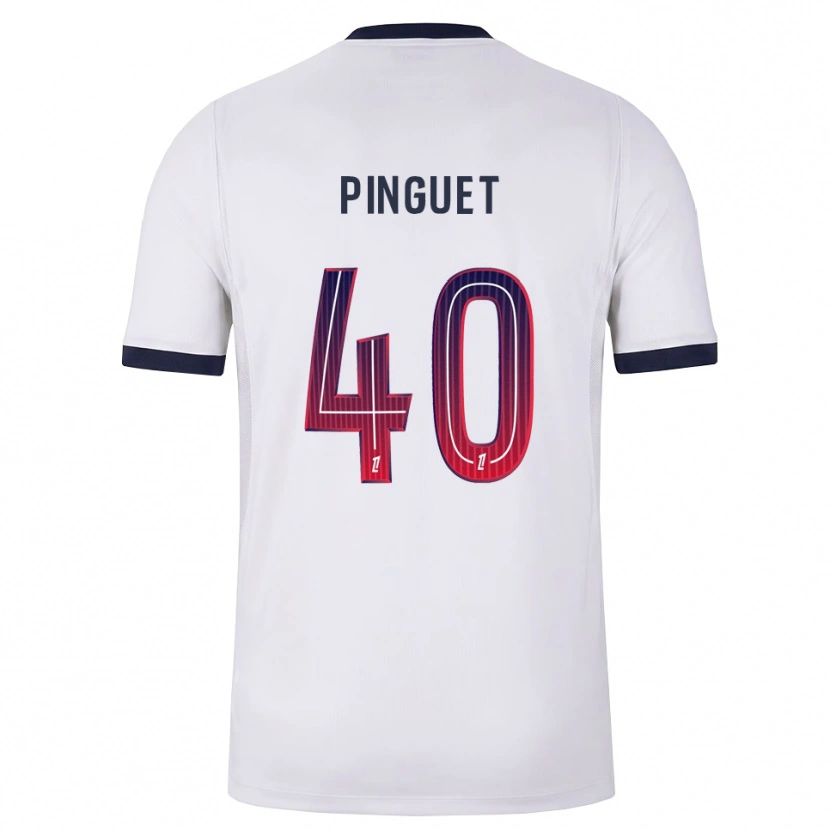 Danxen Kinderen Alice Pinguet #40 Wit Zwart Rood Uitshirt Uittenue 2026/27 T-Shirt
