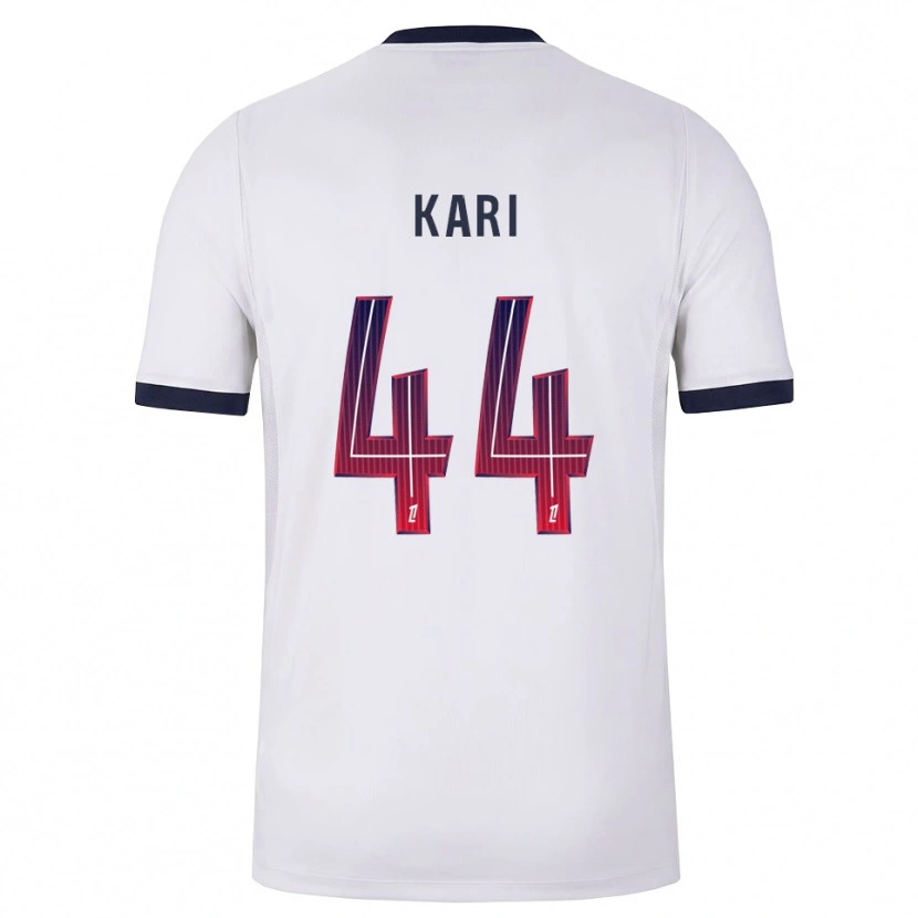 Danxen Kinderen Ayman Kari #44 Wit Zwart Rood Uitshirt Uittenue 2026/27 T-Shirt