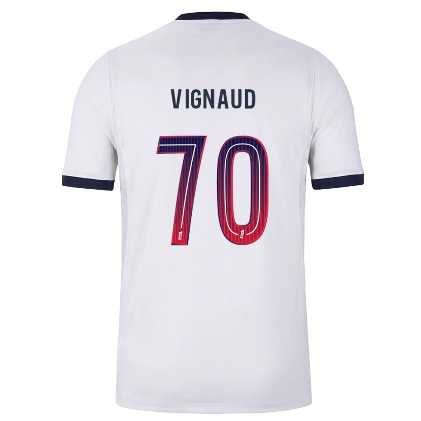 Danxen Kinderen Arthur Vignaud #70 Wit Zwart Rood Uitshirt Uittenue 2026/27 T-Shirt